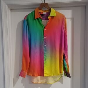 Bruce Glen Multicolor Gradient Men's Shirt